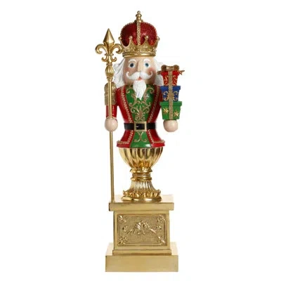 Mark Roberts Grand Soldier On Base - 49 Inches In Gold;blue;black;white;green;red