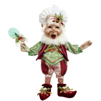 Mark Roberts Gumdrop Elf, Medium - 17 Inches In Red,green,white,pink