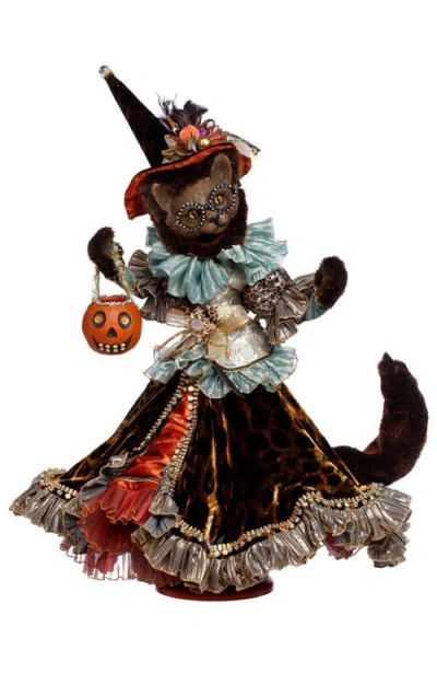Mark Roberts Halloween Cat In Animal Print