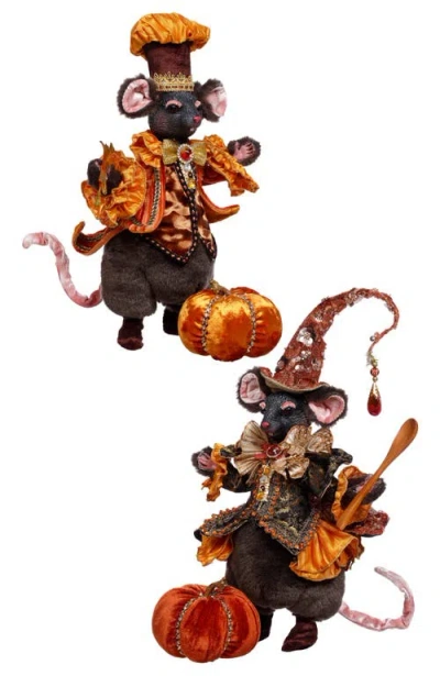 Mark Roberts Halloween Mice, Set Of 2 In Multi