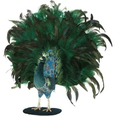 Mark Roberts Handmade Animals Figurine / Sculpture In Blue;green