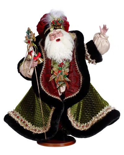 Mark Roberts Handmade Bell Ringer Santa In Multi
