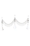 Mark Roberts Hanging Crystal Swag, Set Of 2 In Silver