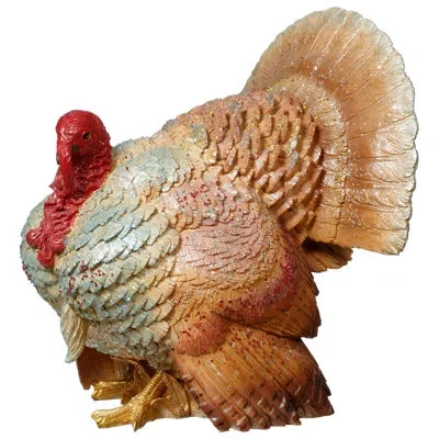 MARK ROBERTS HARVEST TURKEY DECOR - 18.5 INCHES