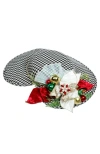 Mark Roberts Hat Ornament, Black In Multi