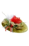 Mark Roberts Hat Ornament, Green In Multi