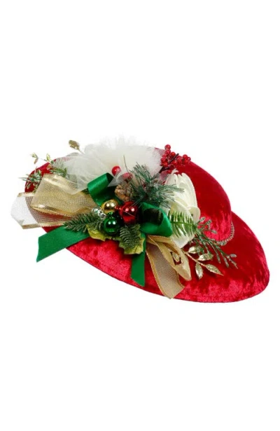 Mark Roberts Hat Ornament, Red In Multi
