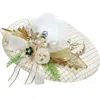 Mark Roberts Hat Ornament, White In White