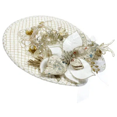 Mark Roberts Hat Ornament, White - 15 X 11.5 Inches In Neutral