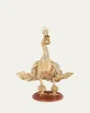 Mark Roberts Holiday Golden Peacock Decor