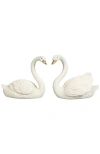 Mark Roberts Holiday Swan, Set Of 2 In White