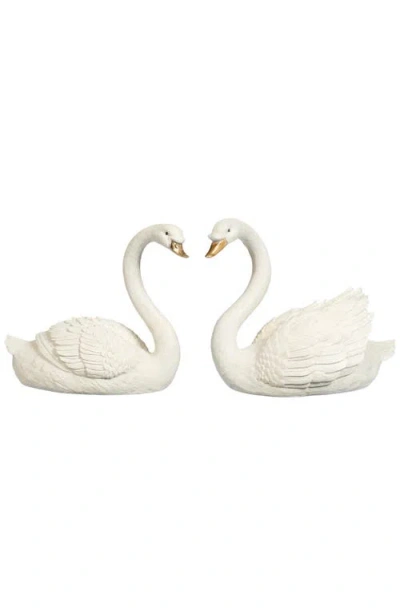 Mark Roberts Holiday Swan, Set Of 2 In White