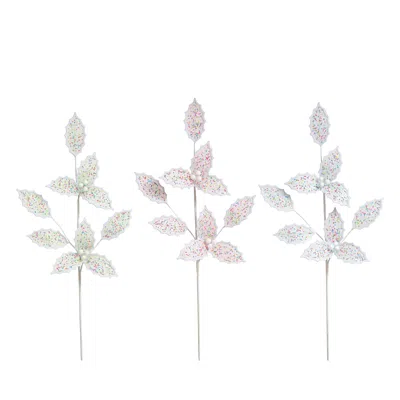Mark Roberts Holly Candy Picks, Set Of 4 In Multi