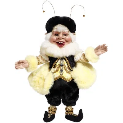 Mark Roberts Honey Bee Elf, Medium - 18 Inches In Black;beige
