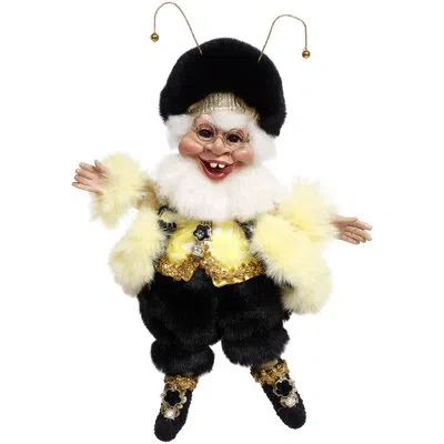 Mark Roberts Honey Bee Elf, Small - 11 Inches In Brown;beige