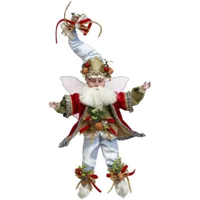 Mark Roberts Hospitality Fairy, Small - 11 Inches In Blue,red,green,ivory,gold