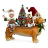 Mark Roberts Hound Dog And Elf Figure