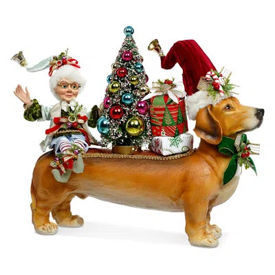 Mark Roberts Hound Dog And Elf Figure