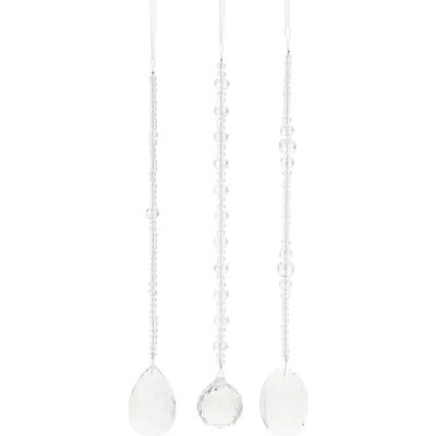 Mark Roberts Iced Jewel Ornament, Set Of 6 In Transparent