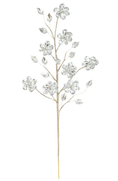 Mark Roberts Jewel Blossom Spray, Set Of 6 In Silver
