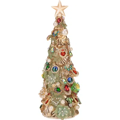Mark Roberts Jeweled Christmas Tree, Gold In Multi