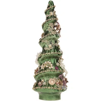 Mark Roberts Jeweled Christmas Tree, Green- 15 Inches