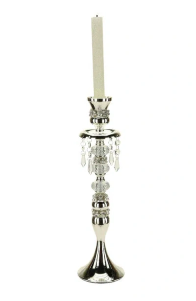 Mark Roberts Jeweled Hanging Crystal Pedestal, Large In Silver