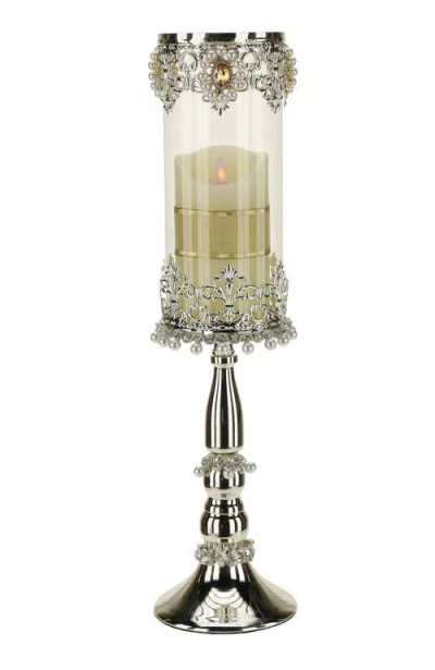Mark Roberts Jeweled Hurricane Pillarholder, Small In Multi