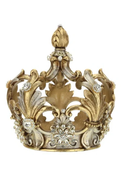 Mark Roberts Jeweled King's Crown In Gold