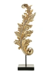 Mark Roberts Jeweled Leaf Finial In Gold