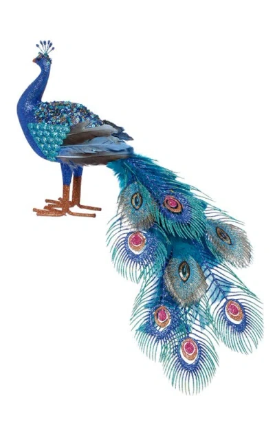 Mark Roberts Jeweled Peacock, Set Of 2 In Blue
