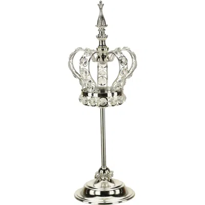 Mark Roberts Jeweled Pedestal  Crown, Small In Silver