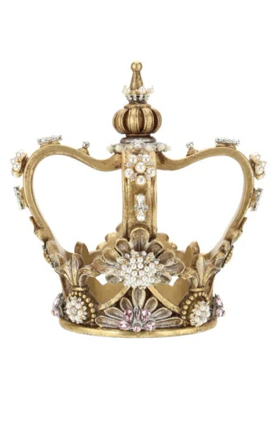 Mark Roberts Jeweled Queen's Crown In Gold
