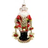 Mark Roberts Jeweled Santa Ornament In Multi