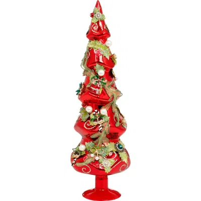 Mark Roberts Jeweled Tree, Red, Large