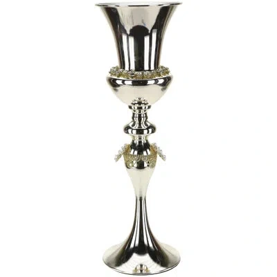 Mark Roberts Jeweled Urn In Silver;gold