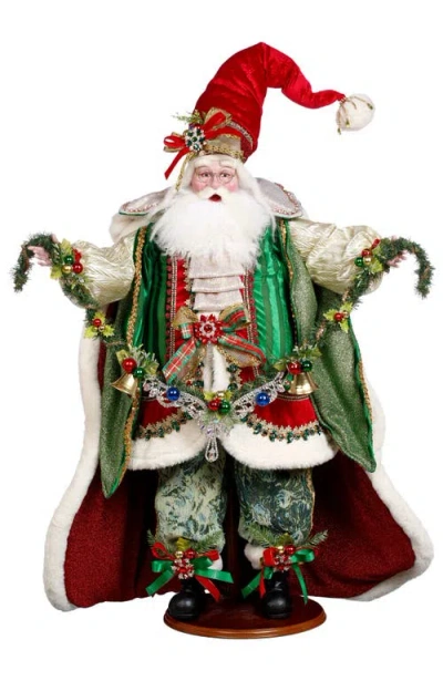 Mark Roberts Jewels And Gem Santa In Multi