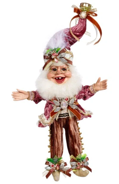 Mark Roberts Joy To The World Elf, Small In Pink