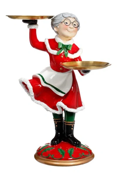 Mark Roberts Joyful Mrs.claus With Tray In Multi