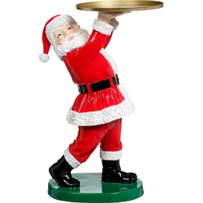 Mark Roberts Joyful Santa Claus With Tray In Multi