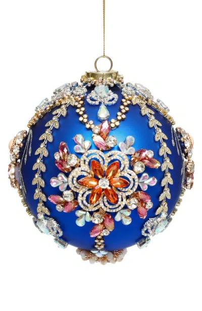 Mark Roberts King's Jewel Ball Ornament, Blue