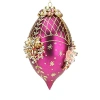 Mark Roberts King's Jewel Egg Ornament In Pink/gold