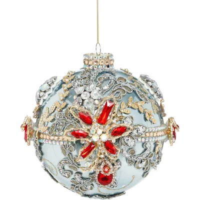 Mark Roberts Kings Jewel Ball Ornament, Blue