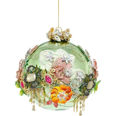 Mark Roberts Kings Jewel Ball Ornament, Mint In Green