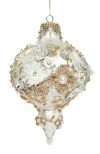 Mark Roberts Kings Jewel  Extra Fancy Finial Ornament, Ivory In Multi