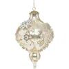 Mark Roberts Kings Jewel Extra Fancy Finial Ornament, Peach In Gold