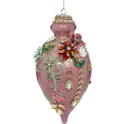 Mark Roberts Kings Jewel Fancy Finial Ornament, Mauve In Purple