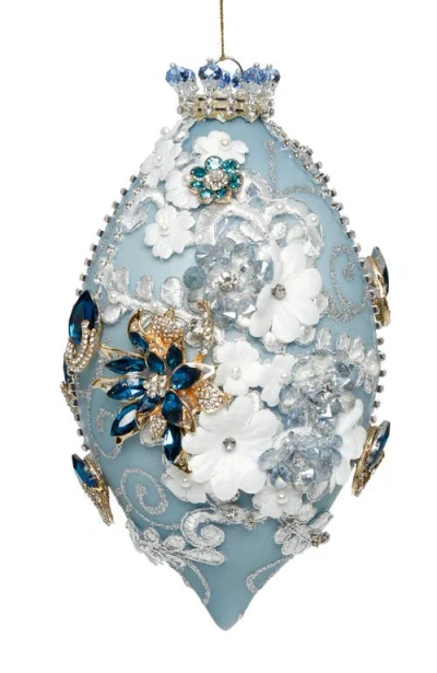 Mark Roberts Kings Jewel Finial Ornament, Blue