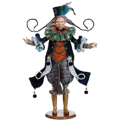 Mark Roberts La Toussaint - 28 Inches In Orange,gold,dark Blue