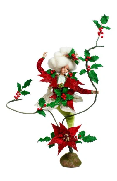 Mark Roberts Lady Of Poinsettia In Multi